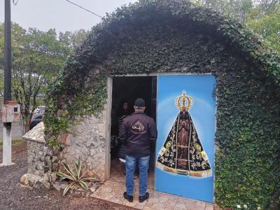 Nova Laranjeiras - Comunidade GuaraÃ­ celebra Nossa Senhora Aparecida (12/10)